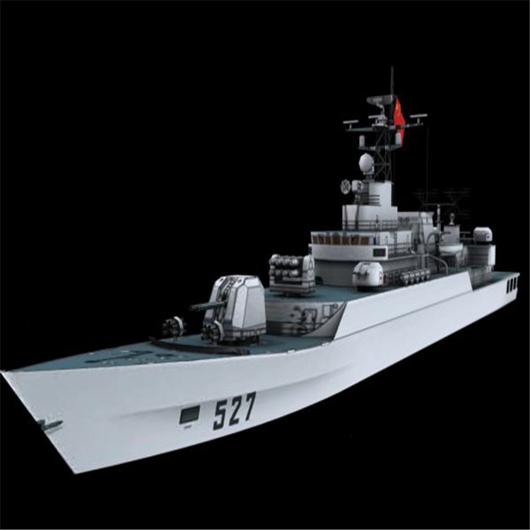 三更罗镇3d护卫舰模型